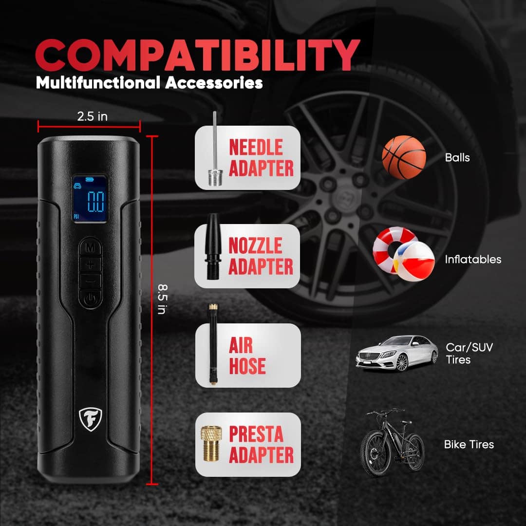 Compresor de Aire Digital Firestone Auto Pump Inflador - Imagen 7