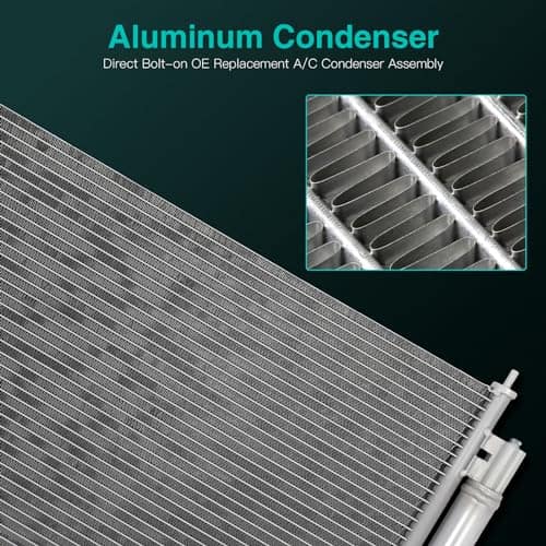 Condensador de aire acondicionado A/C 4913 compatible para - Imagen 3