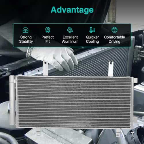 Condensador de Aire Acondicionado A/C SCITOO 30099 - Imagen 5