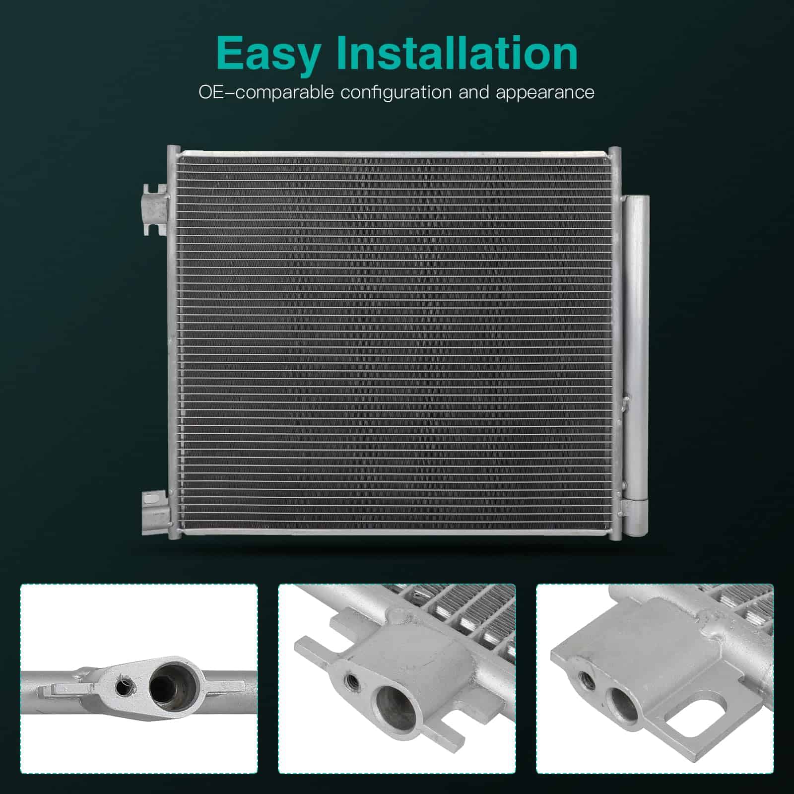 Condensador de aire acondicionado A/C SCITOO 30122 - Imagen 4