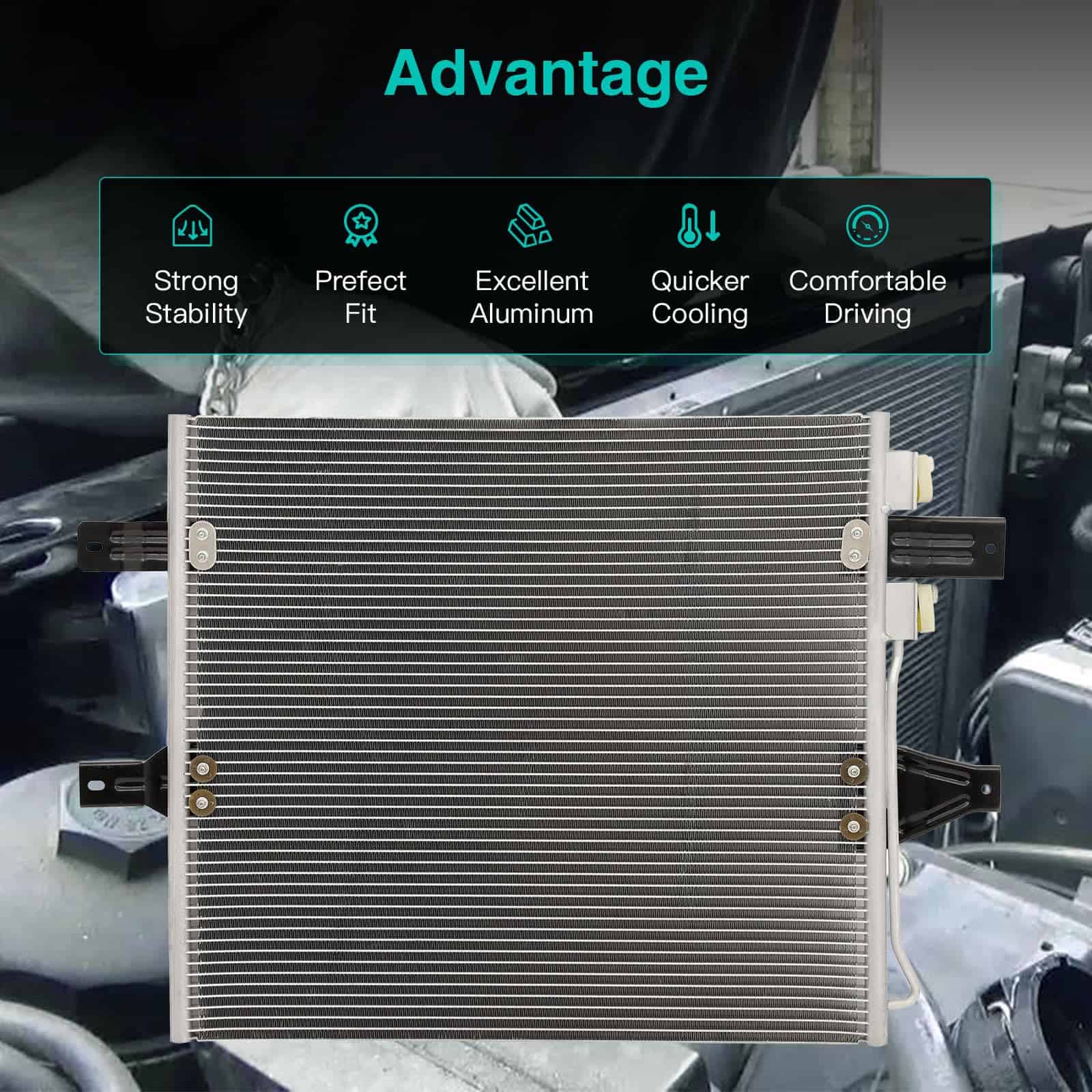 Condensador de Aire Acondicionado A/C SCITOO 3265 - Imagen 5
