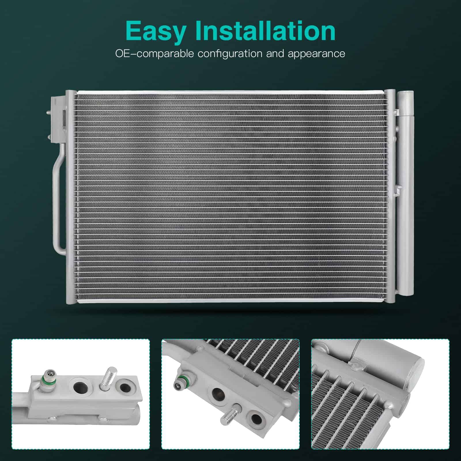 Condensador de aire acondicionado A/C SCITOO 30026 - Imagen 4