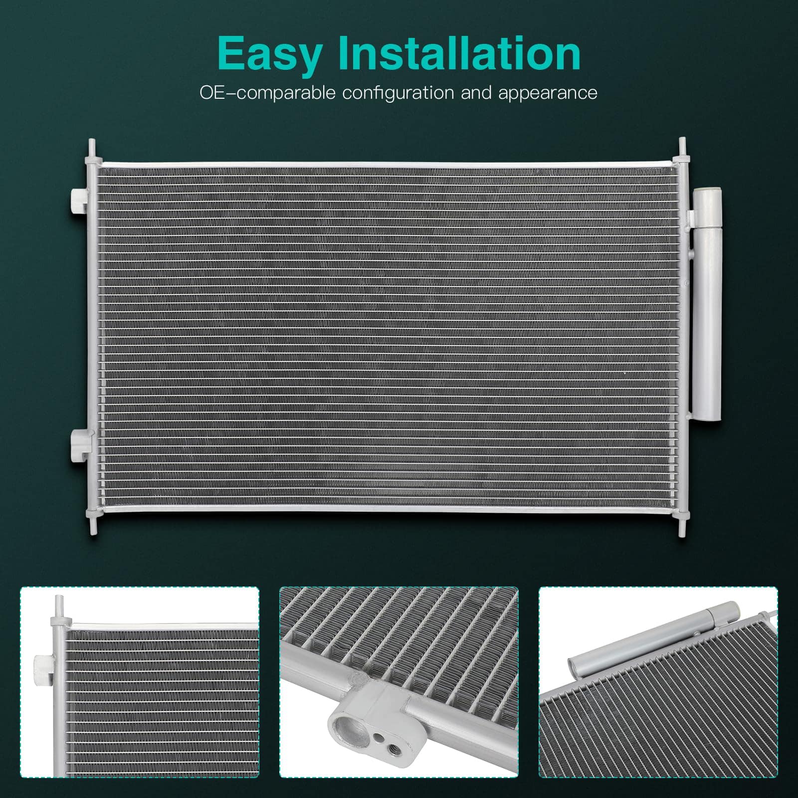 Condensador de Aire Acondicionado A/C SCITOO 4917 - Imagen 4