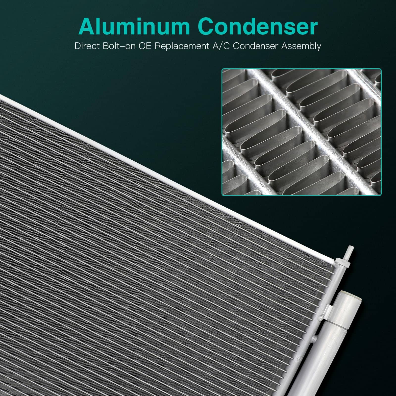 Condensador de Aire Acondicionado A/C SCITOO 4917 - Imagen 3