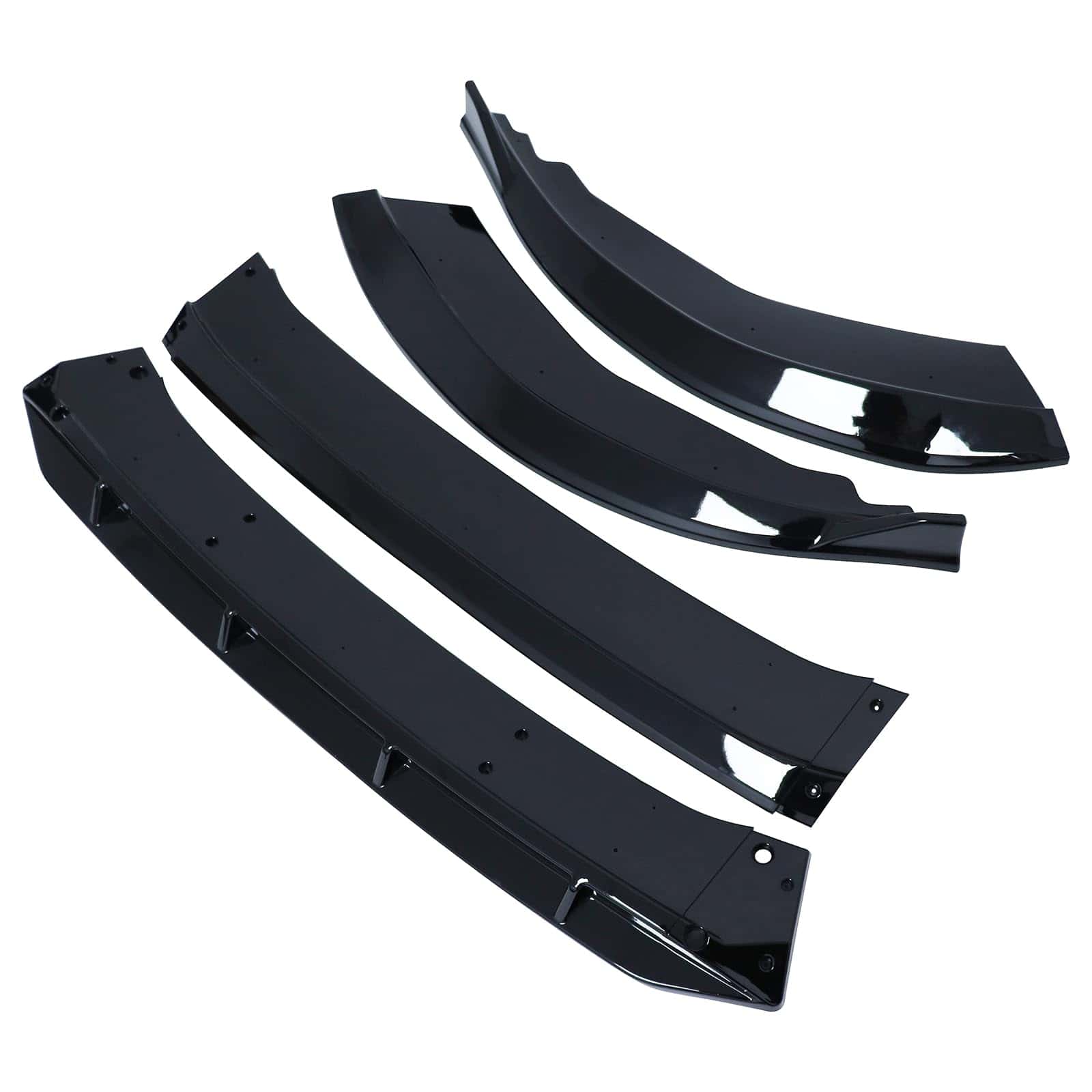 Yeeta 4pcs Front Bumper Lip Body Kit Lower Spoiler - Imagen 3