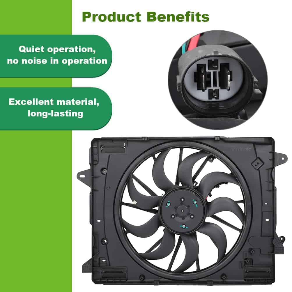 Ventilador de enfriamiento de radiador SCITOO 624730 - Imagen 3