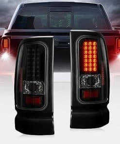 Juego de pares de luces traseras LED claras HKPARTS para