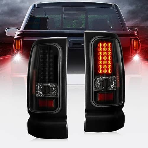 Juego de pares de luces traseras LED claras HKPARTS para