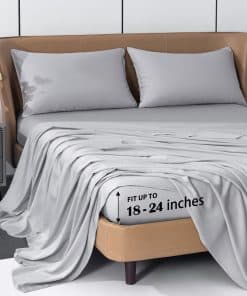 Juego de sábanas de enfriamiento Levoo de 100% Rayón