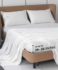 Juego de Sábanas Cool de Rayón Derivado de Bambú para Cama