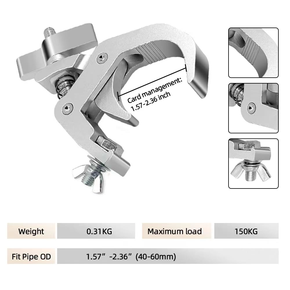 4Pack Ganchos de Abrazadera de Iluminación de Escenario - Imagen 3