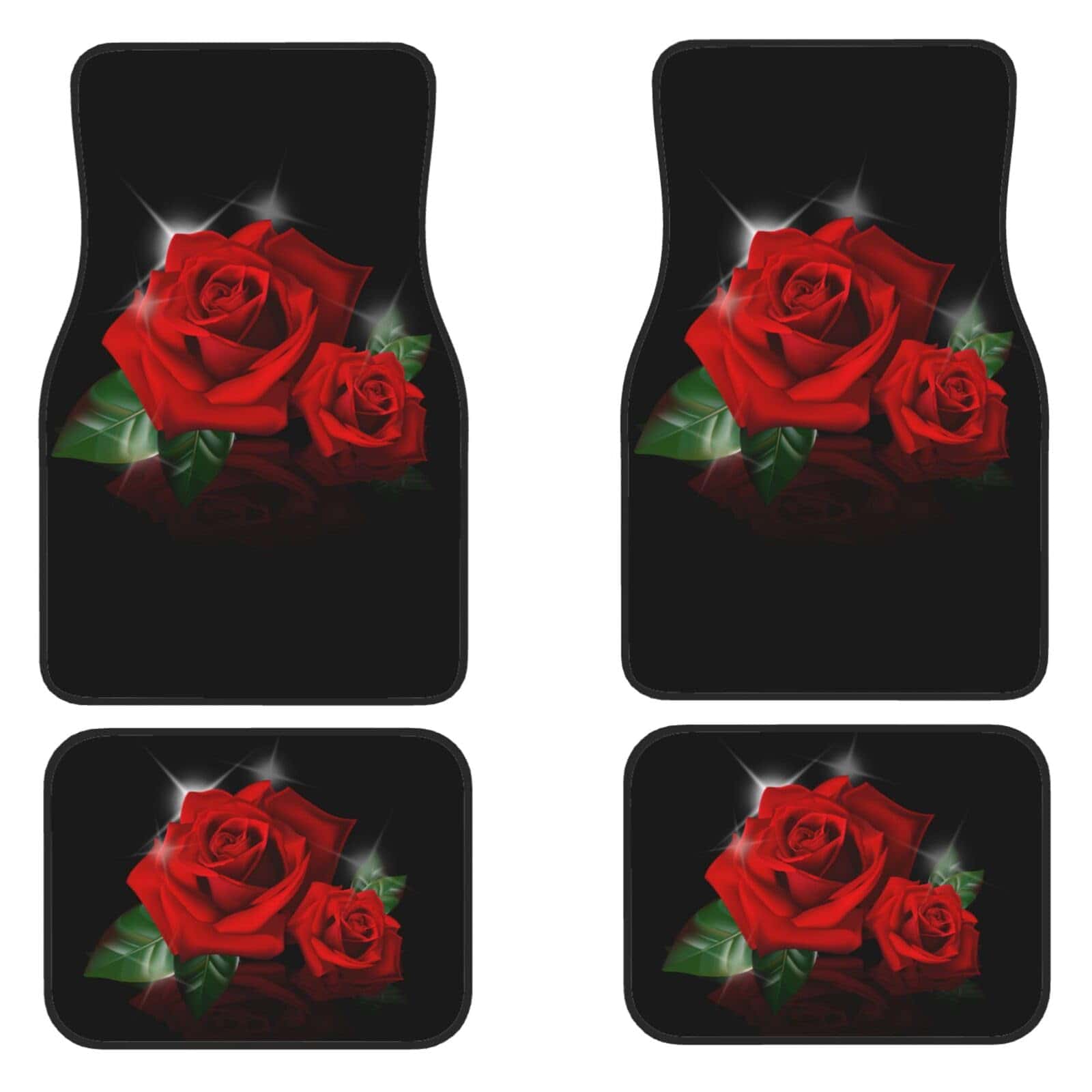 Juego de Tapetes Universales de 4 Piezas con Diseño de