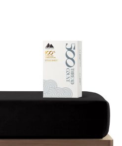 Sábana ajustable de algodón 100% tamaño King de Mayfair