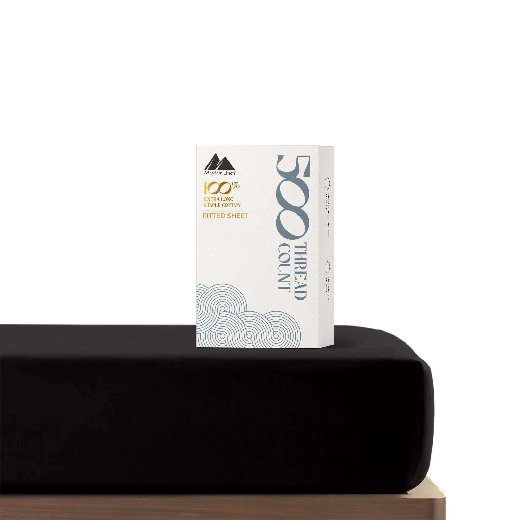 Sábana Ajustable Mayfair Linen 100% Algodón Tamaño