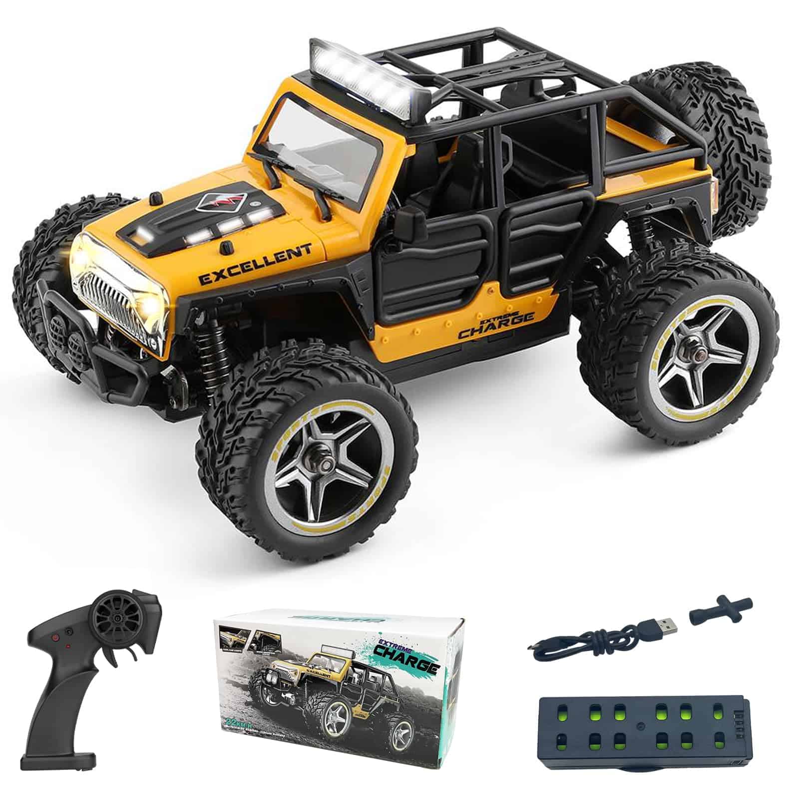 LEOSO Wltoys 22201 Coches RC 1/22 RC Crawler 22km/h Coche