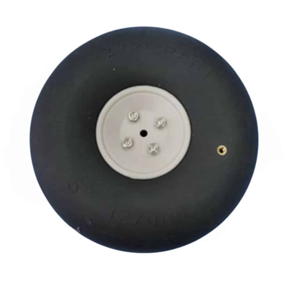 Rueda de Aterrizaje de Avión Modelo de Ala Fija 5 Pulgadas