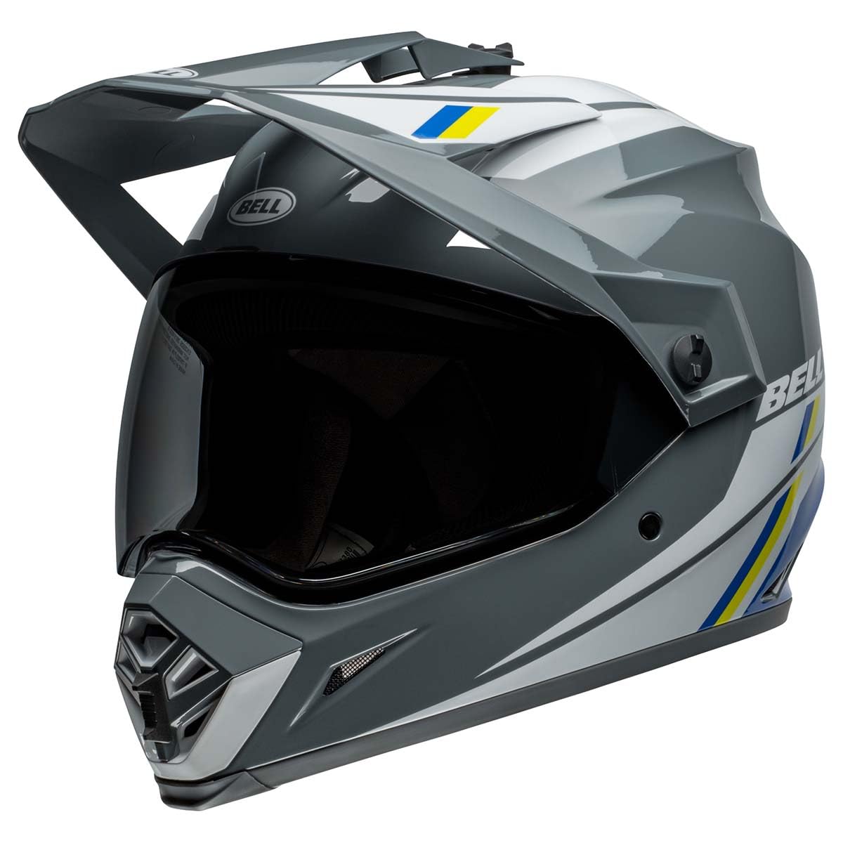Casco Bell MX-9 Adventure MIPS (Alpino Brillo Gris/Azul - - Imagen 4