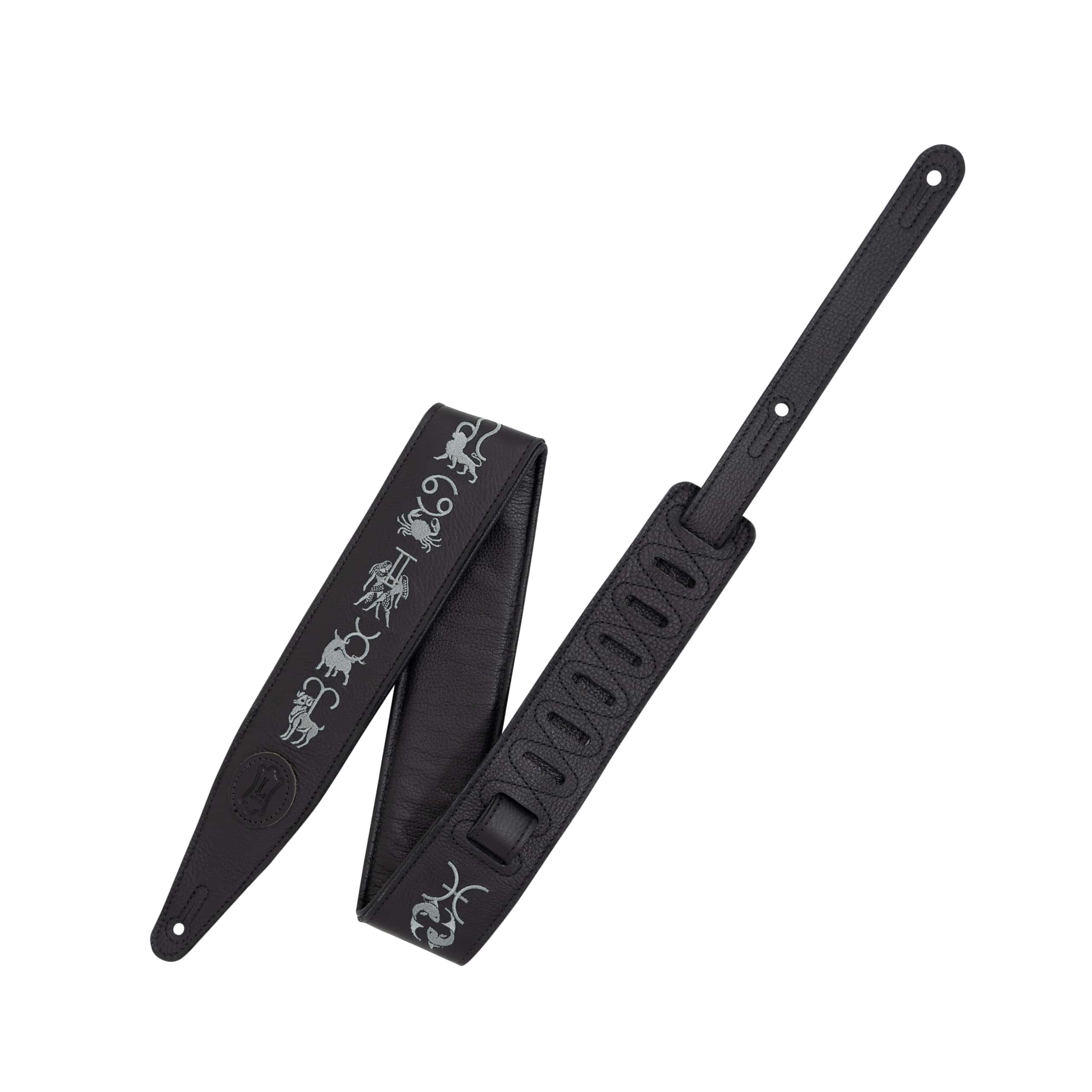 Correa para guitarra de cuero para ropa Levy's MG317ZE-BLK
