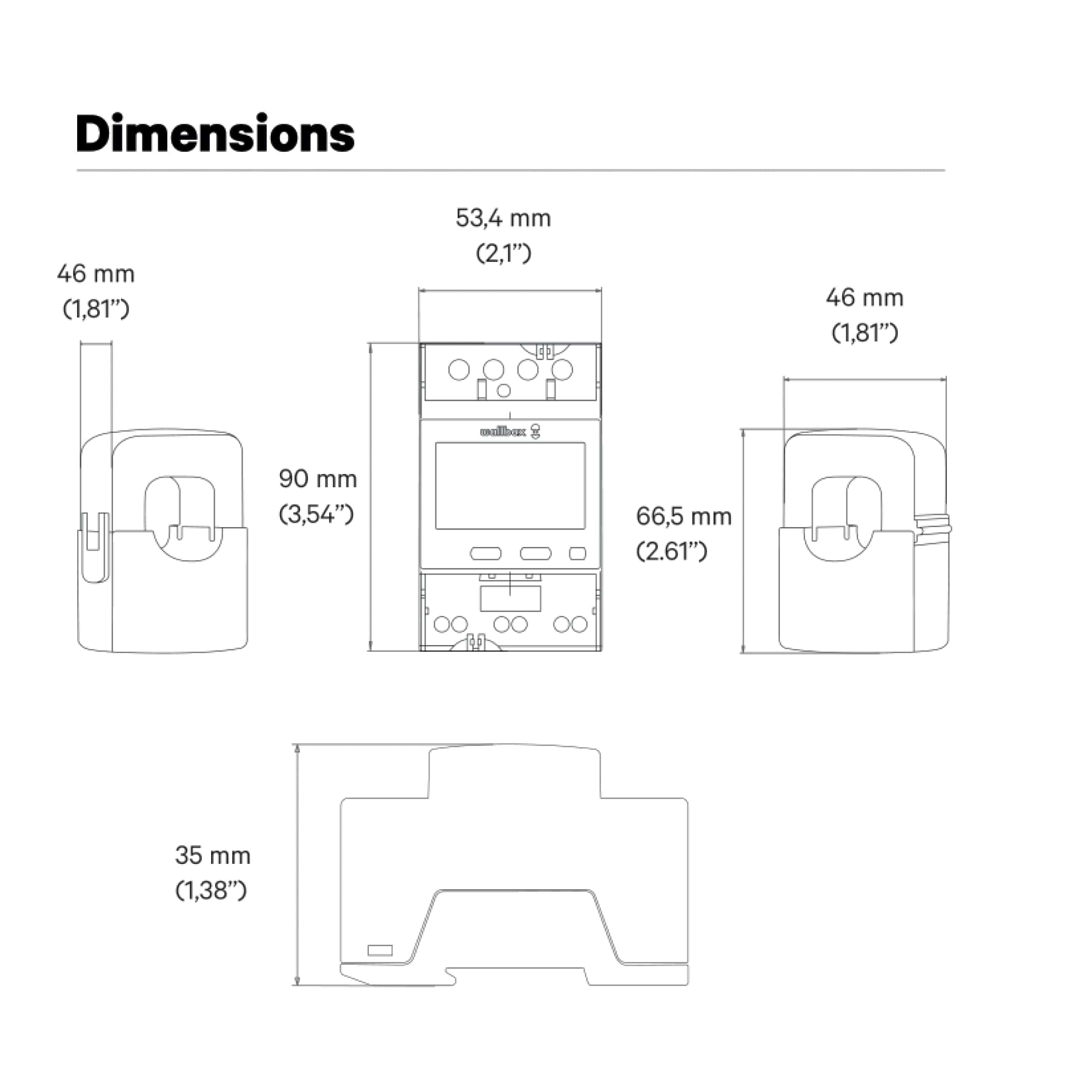 Medidor de Energía Wallbox - Pinza Inteligente para Hogar, - Imagen 8