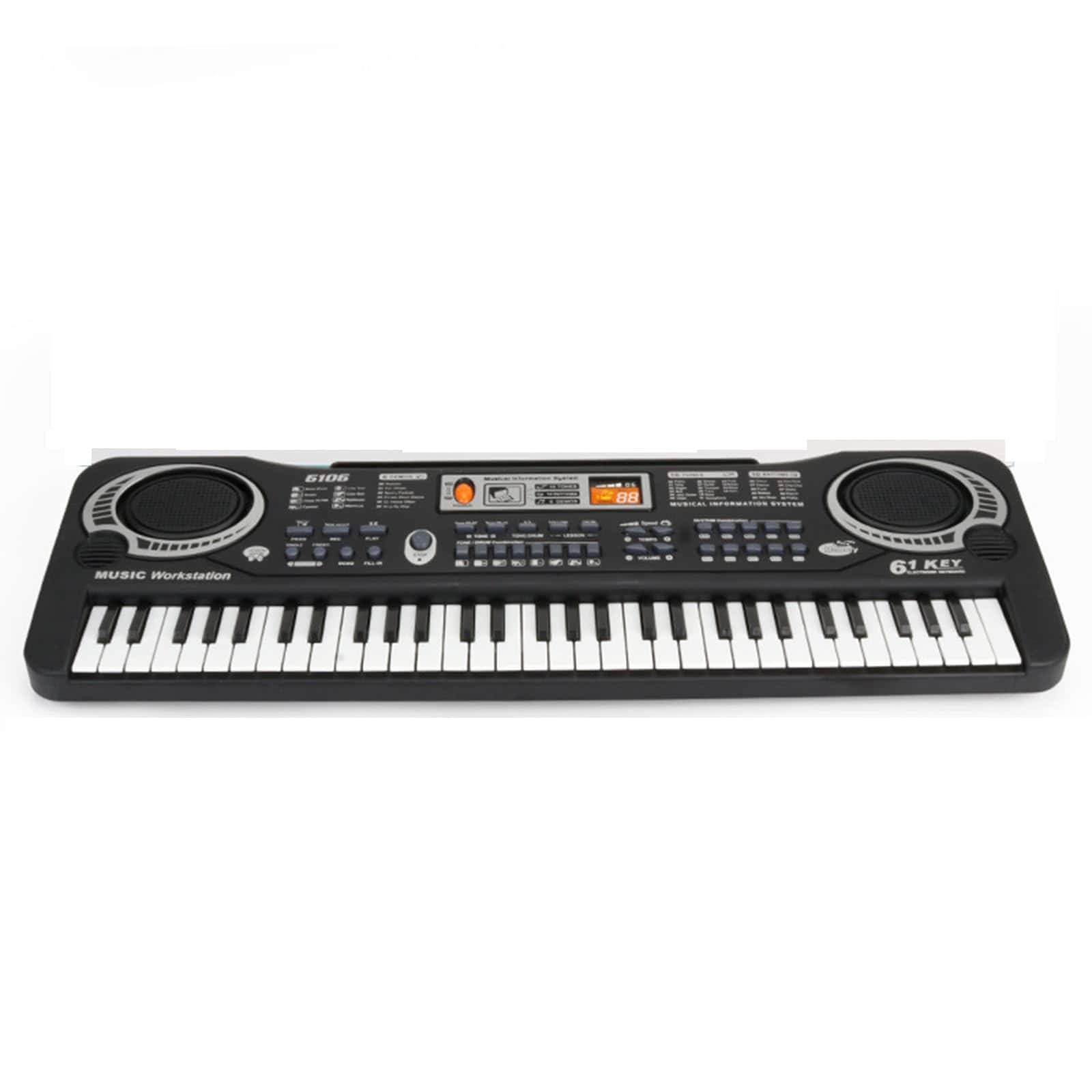 Piano electrónico de 61 teclas para