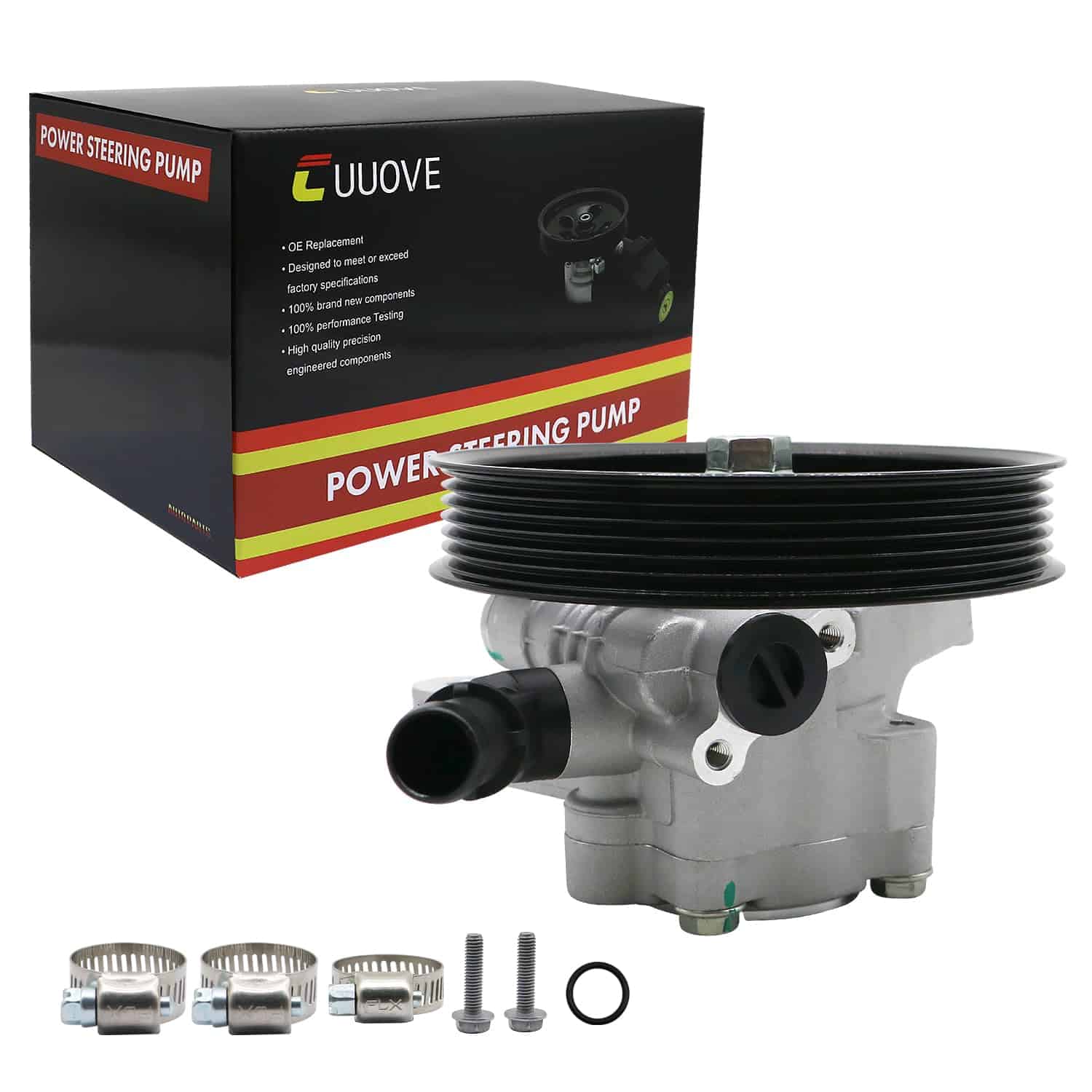 Bomba de dirección asistida Cuuove con polea -a 21-5442