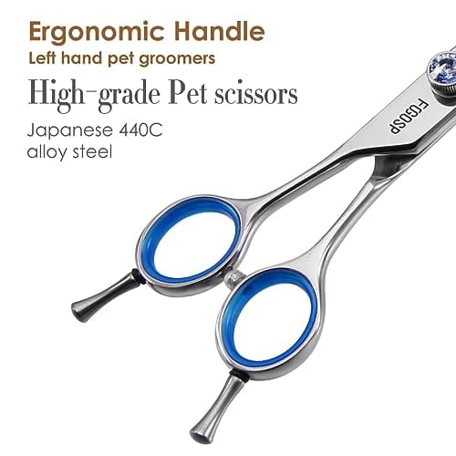 Tijeras de Entresacar para Perros Zurdas 7in Tijeras de - Imagen 7