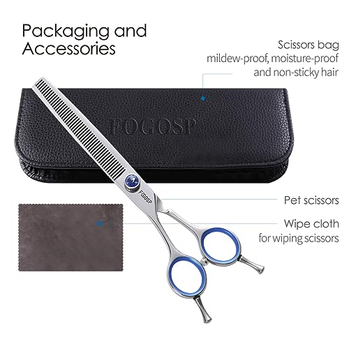 Tijeras de Entresacar para Perros Zurdas 7in Tijeras de - Imagen 9