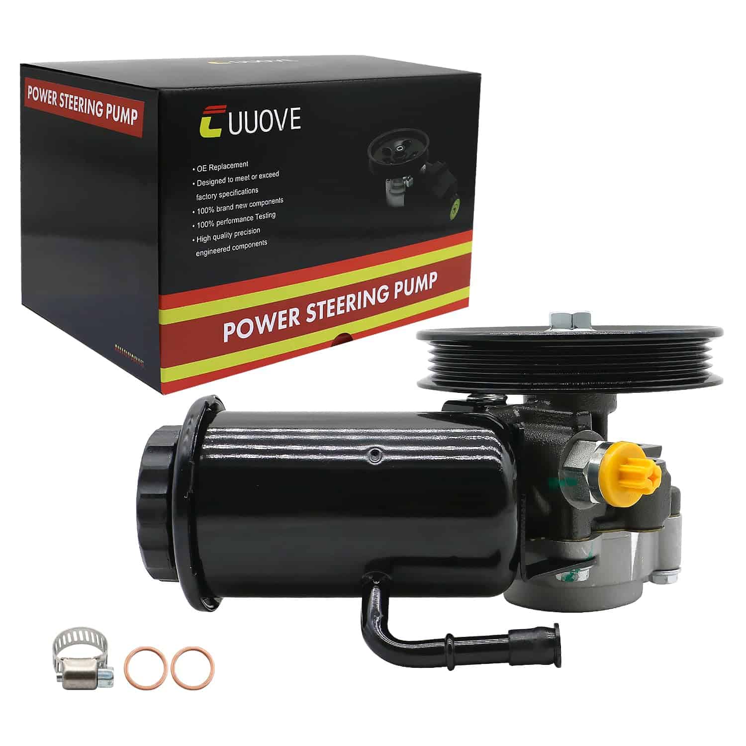 Cuuove 21-5229 Bomba de Dirección Asistida con Polea y