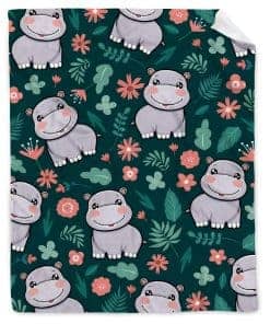 Manta de Hipopótamo Lindo Regalos Suaves y Cómodos de