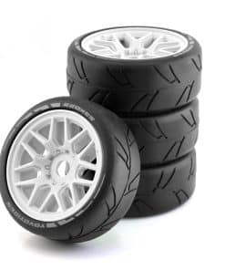 Llantas y ruedas de automóvil a escala 1/8 de RC Chanmoo de