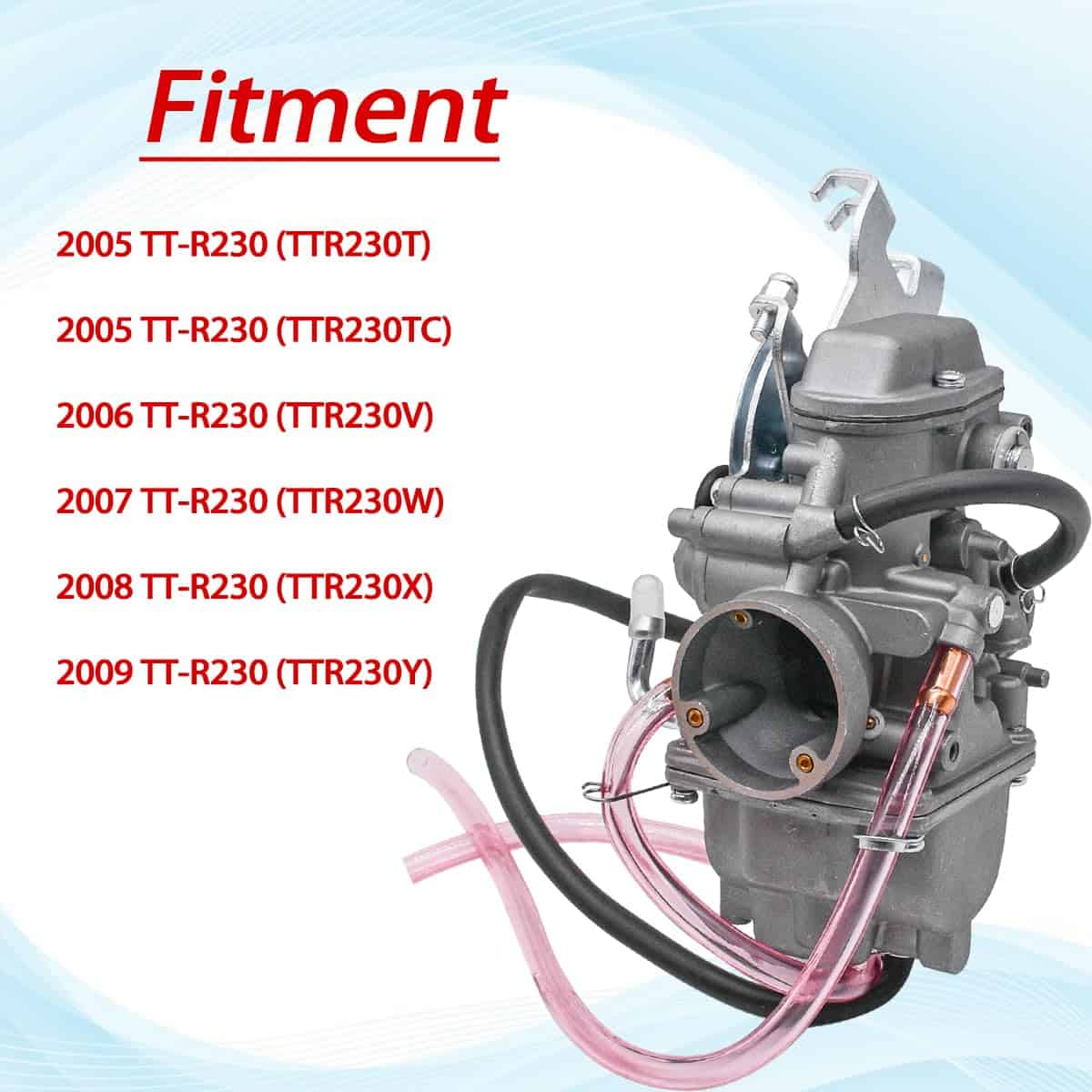 Carburador JDLLONG para Yamaha TTR 230 2005 2006 2007 2008 - Imagen 5