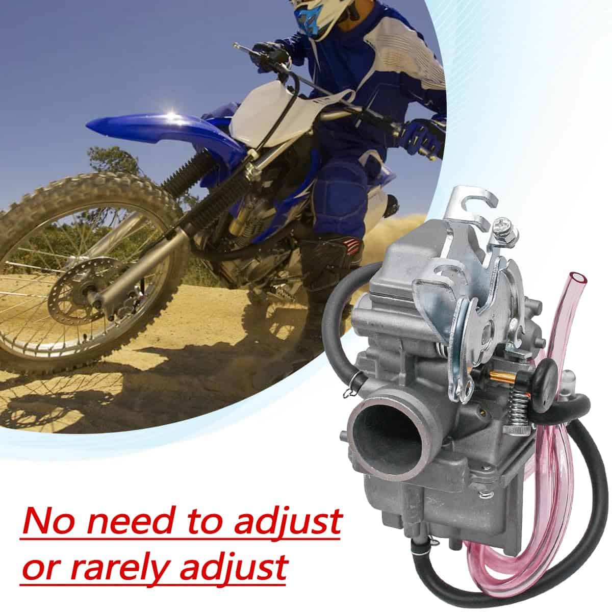 Carburador JDLLONG para Yamaha TTR 230 2005 2006 2007 2008 - Imagen 7