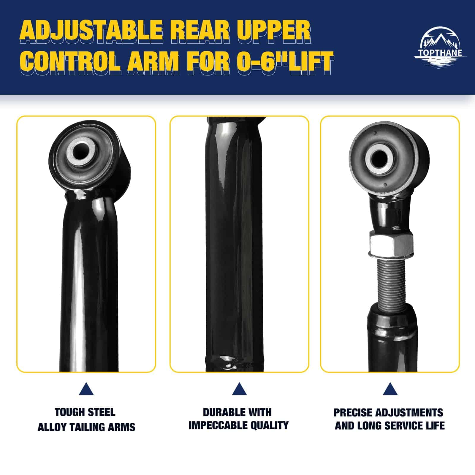 Brazo de control superior trasero ajustable de elevación de - Imagen 5