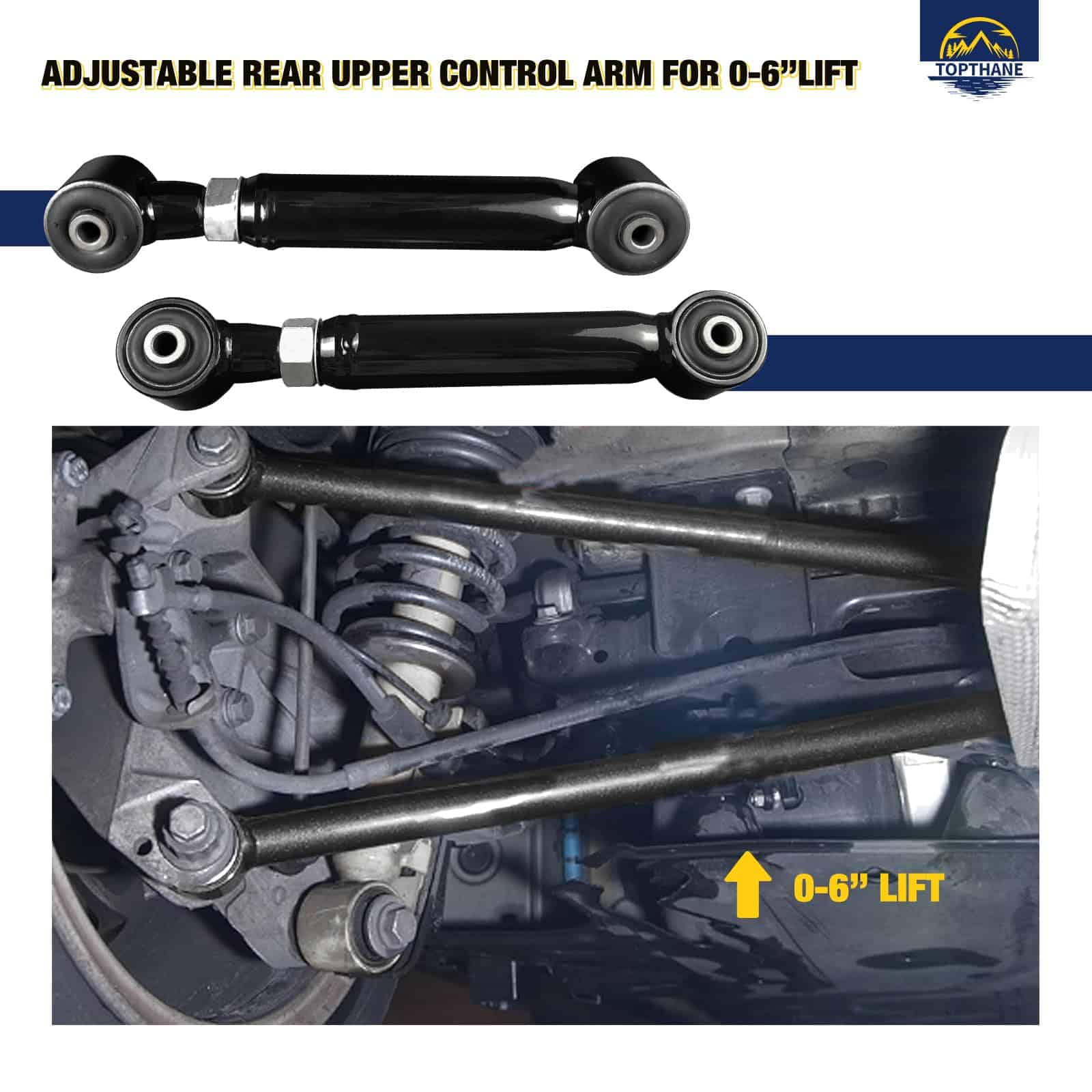 Brazo de control superior trasero ajustable de elevación de - Imagen 7