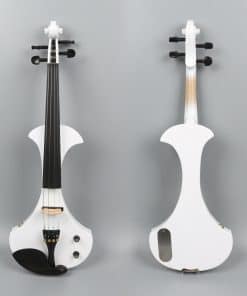 Violín Eléctrico WUQIMUSC Cuerpo de madera maciza Piezas de