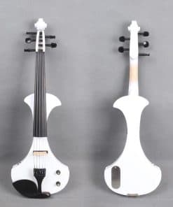 Violín Eléctrico WUQIMUSC Cuerpo de madera maciza Piezas de