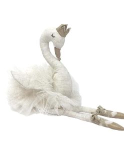 MON AMI Layla The Ballerina Peluche Cisne Blanco Animal de