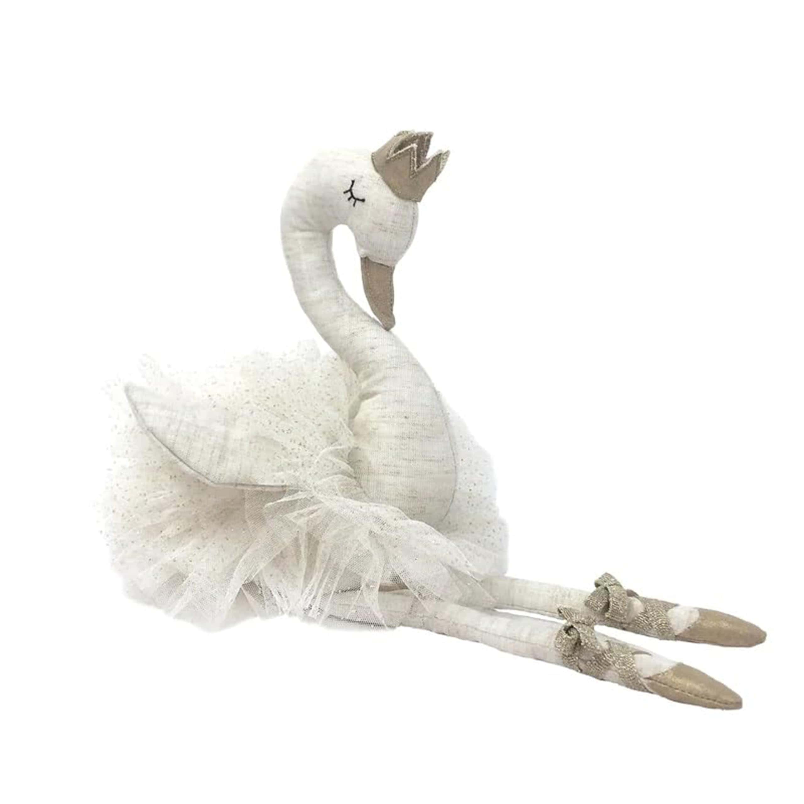MON AMI Layla The Ballerina Peluche Cisne Blanco Animal de