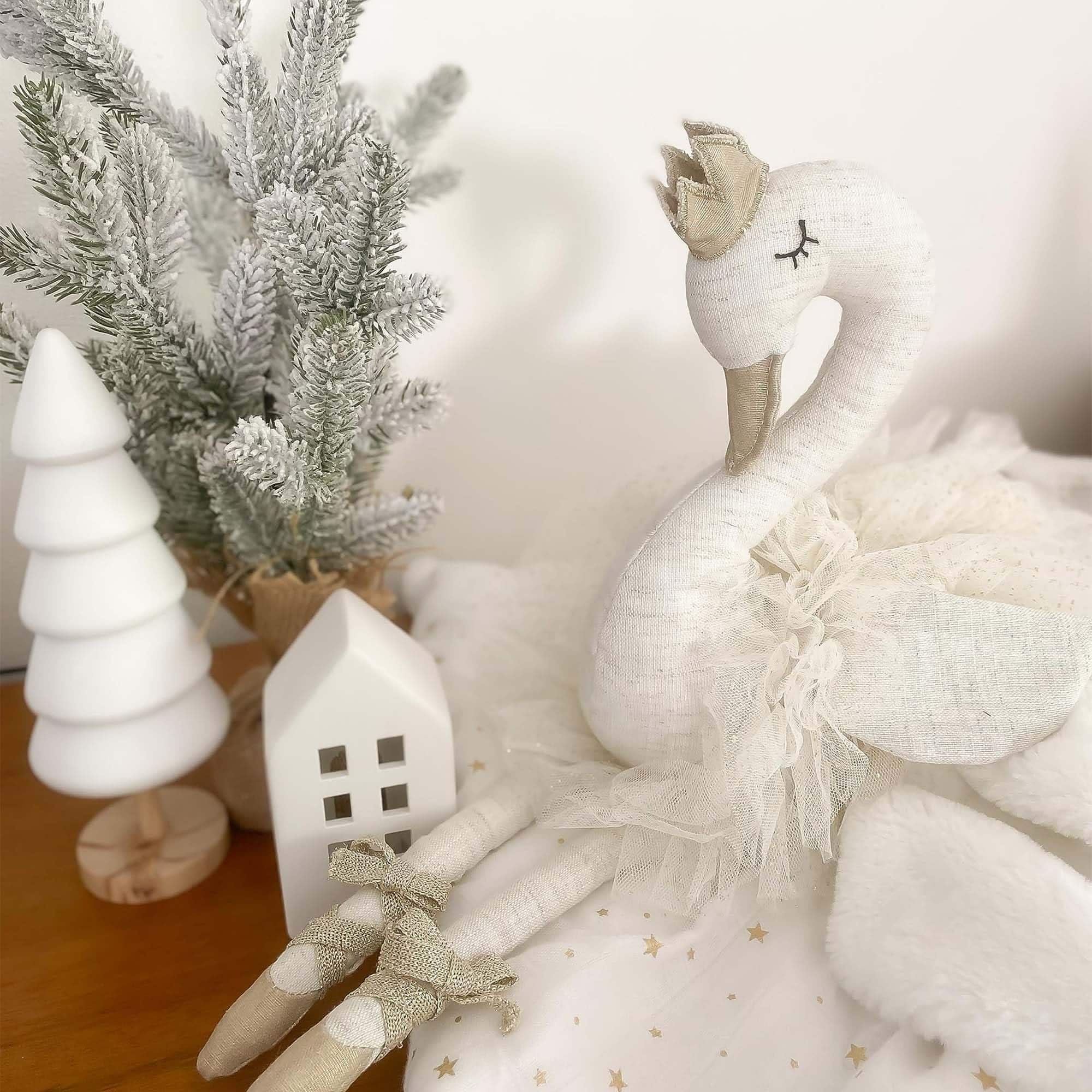 MON AMI Layla The Ballerina Peluche Cisne Blanco Animal de - Imagen 6