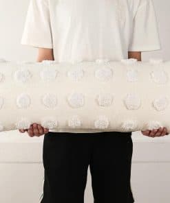 Funda de almohada decorativa lumbar larga PANOD 16x36 Boho,