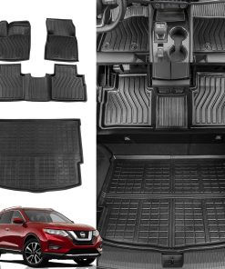 Tapetes de piso Rongtaod Compatibles con Nissan Rogue