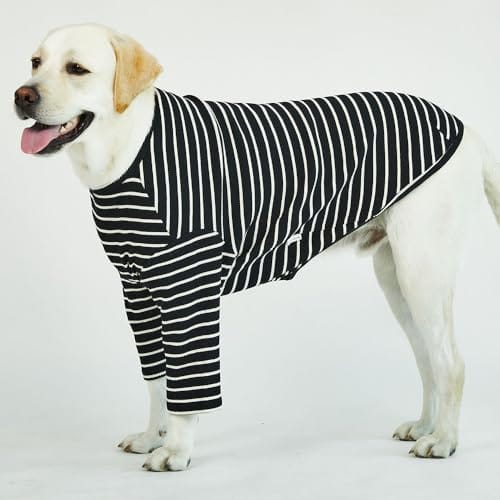 Playera a rayas Lucky Petter para perros pequeños grandes - Imagen 4