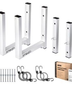 SMOQIO Soporte para Escalera de Remolque, 2 Soportes de