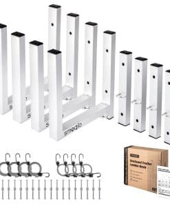 Rack de Escalera SMOQIO para Remolque, 4 Racks de Aluminio