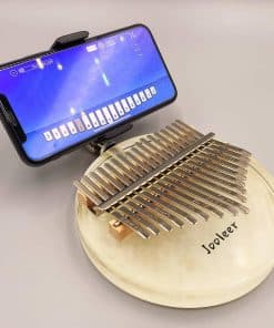 Jooleer Piano de Pulgar Kalimba Acrílico Claro en Forma de