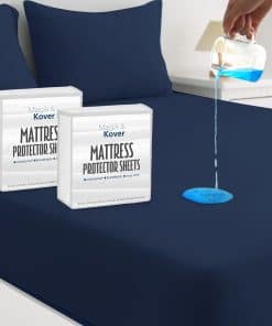 Protector de colchón impermeable 2 Pack Queen, Protector de