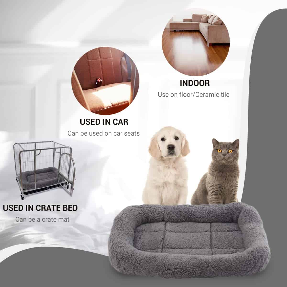Cama para Gatos Billionchains, Almohadilla Interior Lavable - Imagen 4
