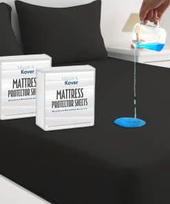 Funda de colchón impermeable para cama Queen, paquete de 2,