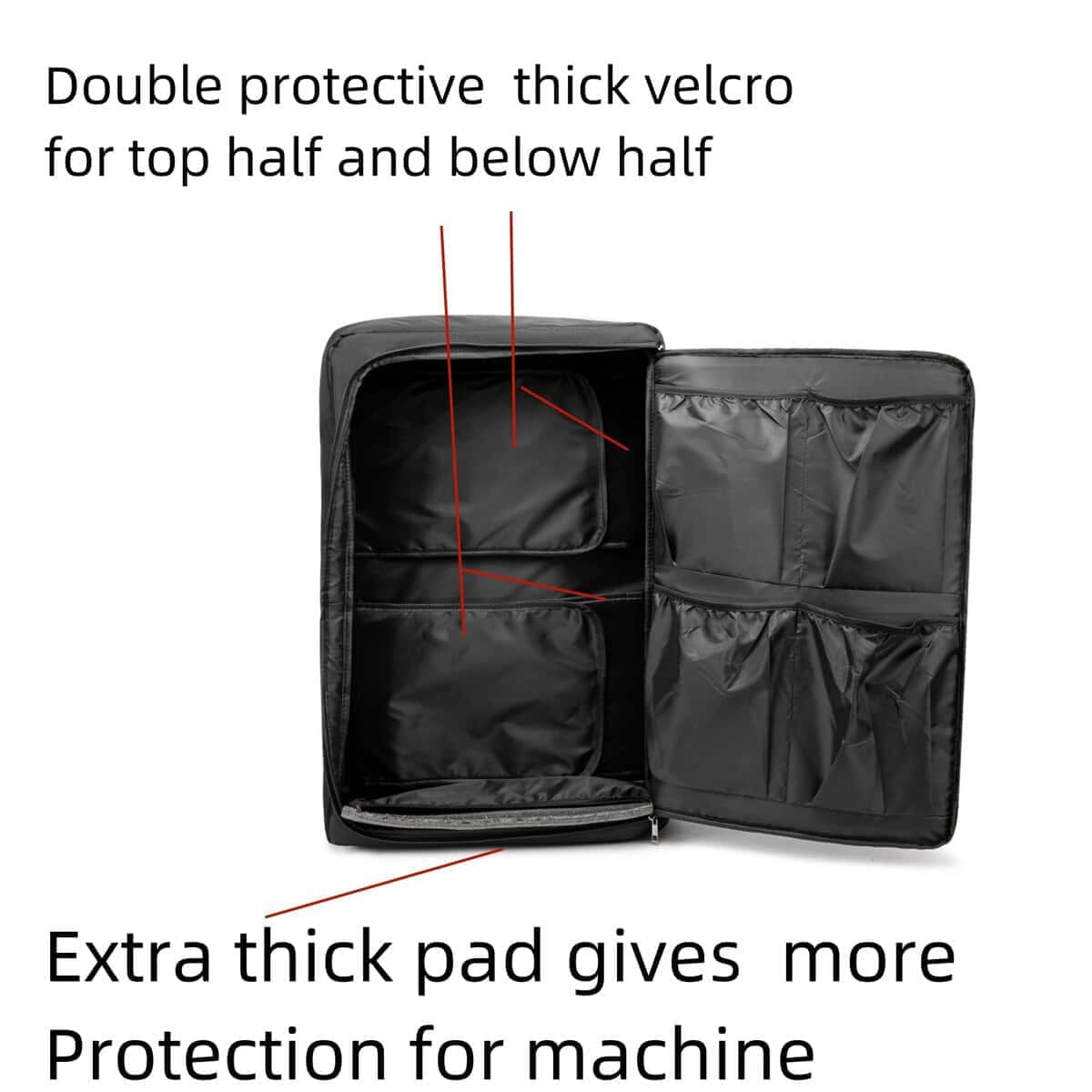 Mochila DJ Rabjen para Clubes, Estuche para Mezclador DJ - Imagen 3