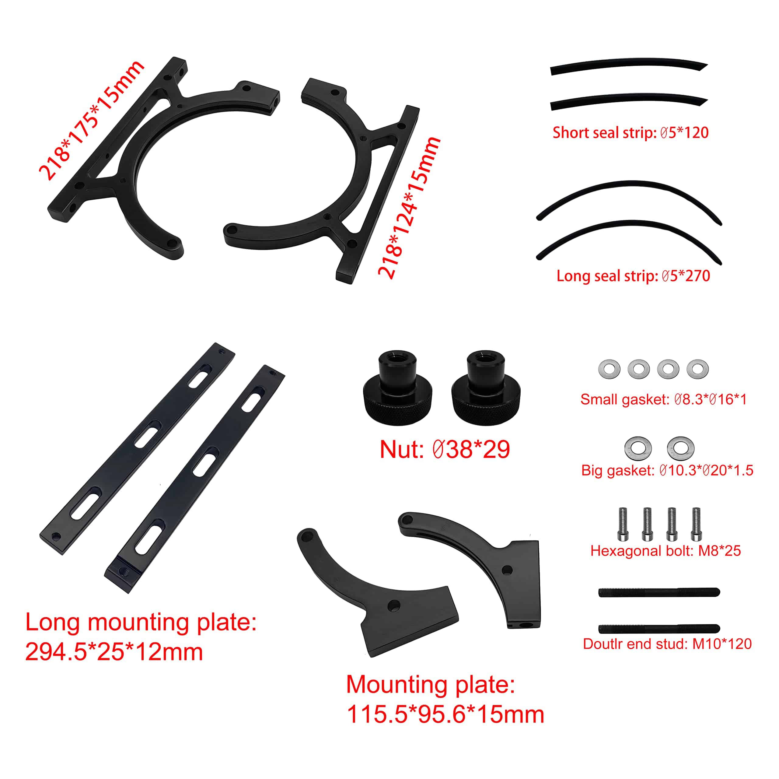 Soporte de botella de óxido nitroso NOS de aluminio billet - Imagen 4